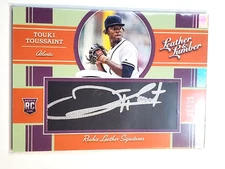 Touki Toussaint 2019 Leather & Lumber Rookie Autograph Auto RC 6/25 SP Braves