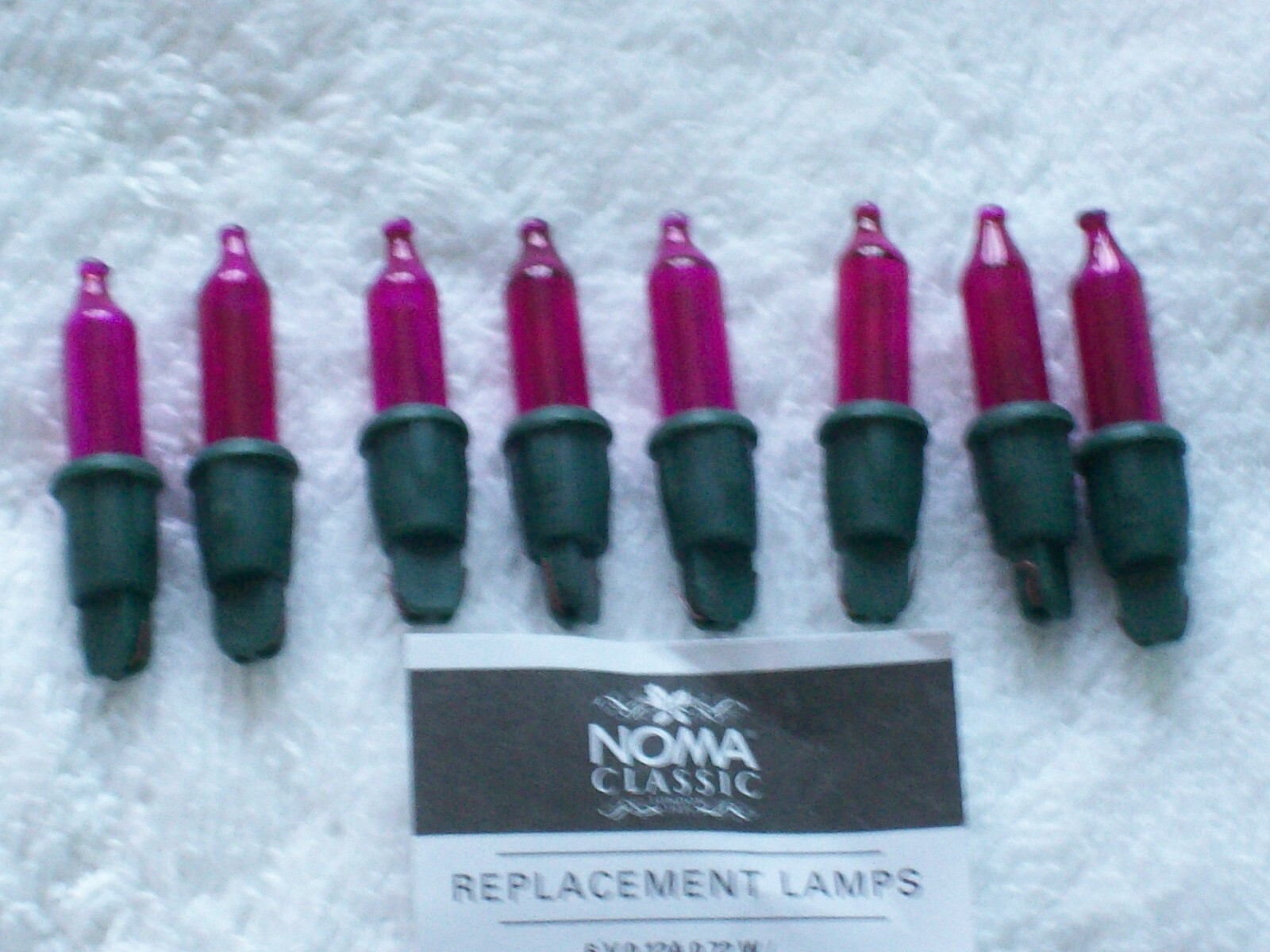 Noma G1 Spare Multicolour or Clear Christmas Fairy Light Bulbs 6V 0.72W
