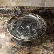 Cooks Essential 12” Round Stainless Steel BBQ Skillet•New In Packaging