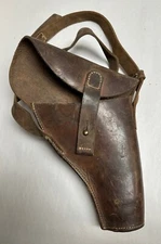 BRITISH LEATHER HOLSTER MARKED Tanner &Co. London DATED 1941.