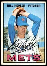 1967 TOPPS BILL HEPLER NEW YORK METS #144