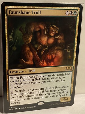 Faunsbane Troll 203 Wilds of Eldraine (WOE)  MTG engl.