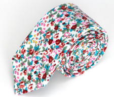 Men's Floral cotton Men s Necktie Skinny 2.5"W 58"L