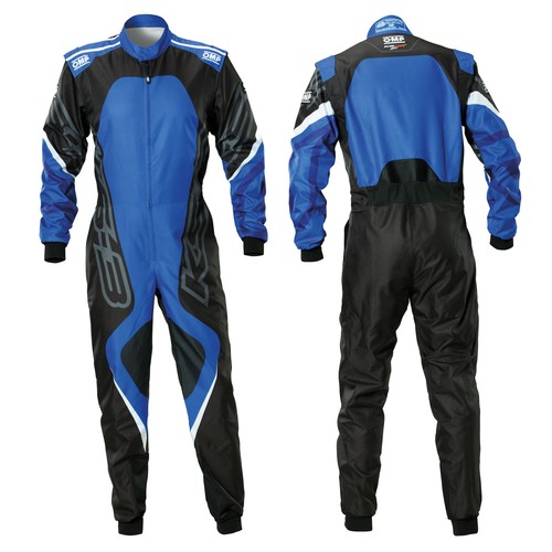 2025 OMP KS-3X ART Karting Suit Black/Blue Design FIA 8877-2022 Go-Kart Racing - Picture 24 of 45