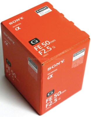 Sony FE 50mm F2.5 G E-Mount Objektiv