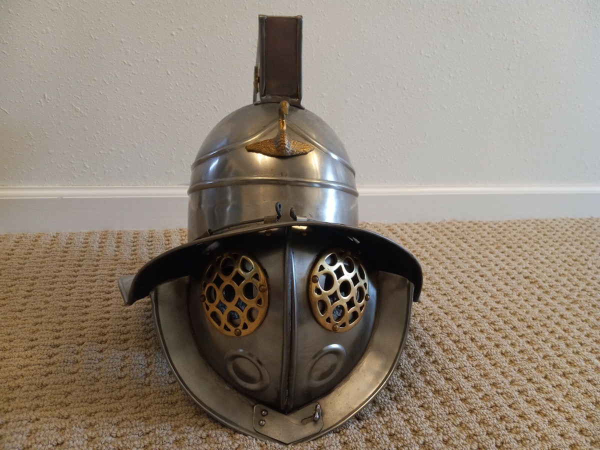 Replica Roman Steel Thraex Gladiator Helmet | eBay