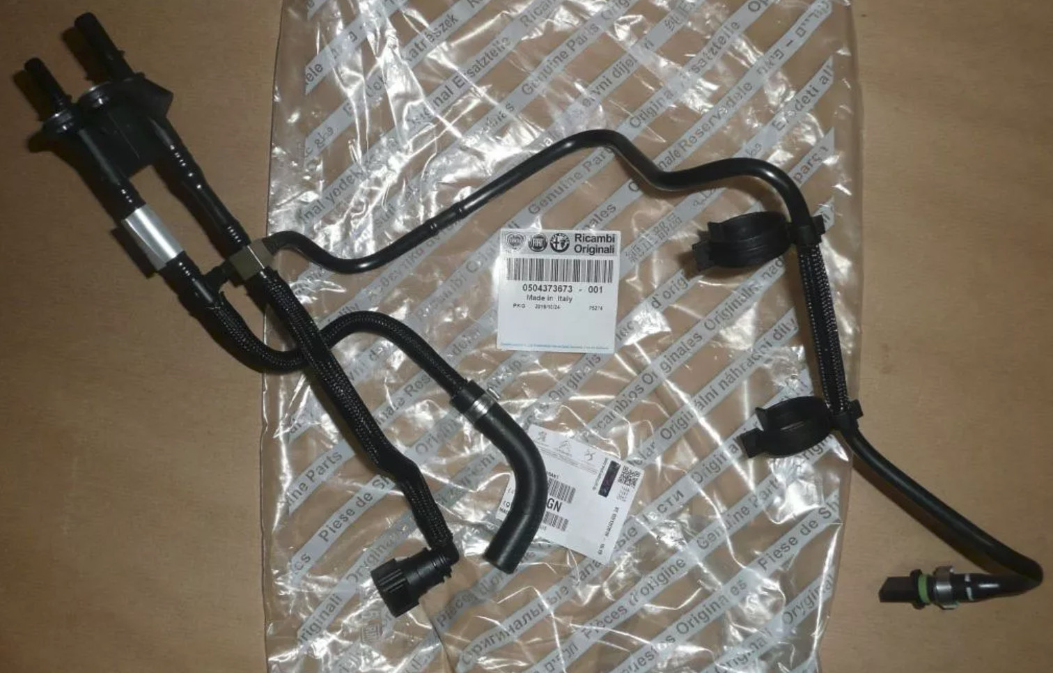 Tuyau de pompe injection diesel 1574.GN original pour fourgon Jumper et Boxer 3.0