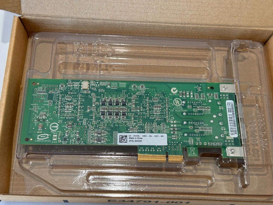 Dell QLogic QLE2462 Dual 0DH226 4Gb Fibre Channel HBA FH Bracket - Image 2 of 3