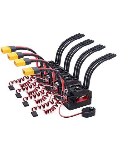 Rocket 60A ESC Waterproof Brushless Electric Speed Controller for 1:10 RC Cars - Picture 10 of 16