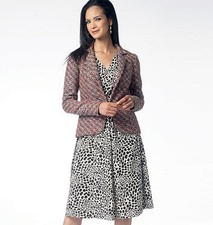 Sewing Pattern Dress, Jacket, easy, Size 6-22 US #5975 - From UK Sewing Patterns