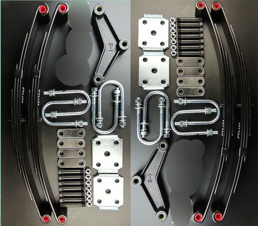 Trailer leaf spring and replace kit for 7k 7,000 lbs tandem (4) 1750 lbs springs
