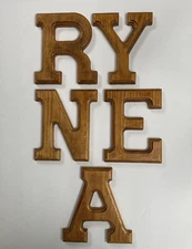 6 Inch Wooden Letters Finished Decorative Choose Your Letter
