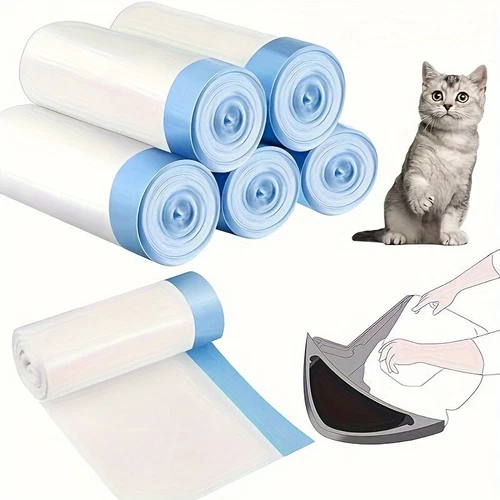 OMCPET Cat Litter Box Self Cleaning Odor Removal 10L Litter Liner Deodorize - Picture 12 of 34