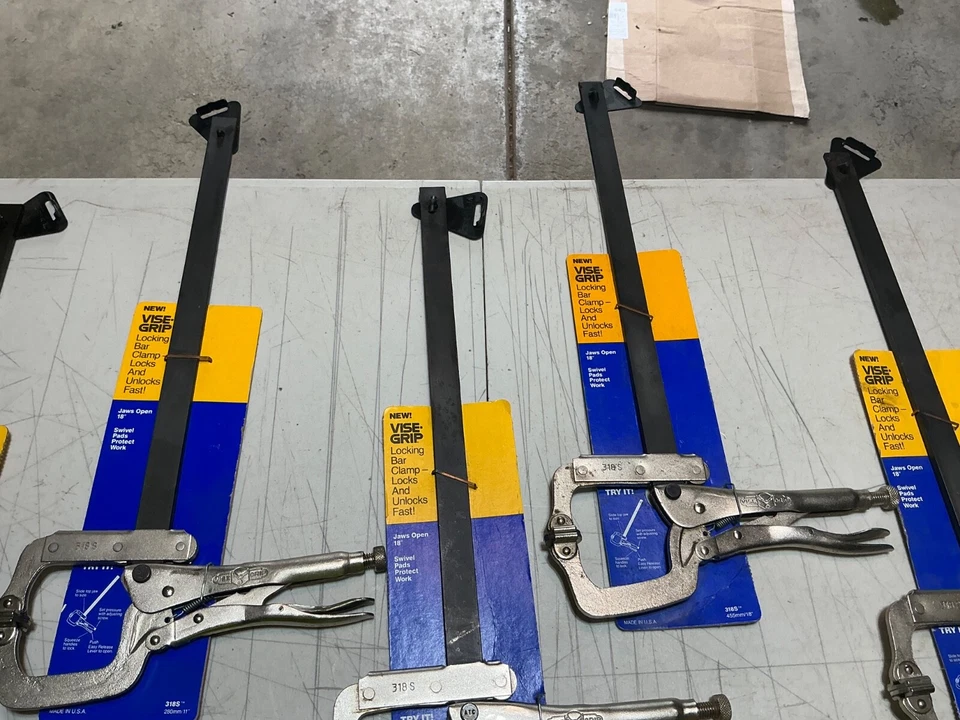 NOS Petersen Dewitt Vise Grip locking bar clamp 318 S 18" opening USA made - Image 4 of 4