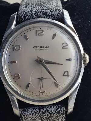 Westclox La Salle ill USA Antique Wrist Watch Manual Wind