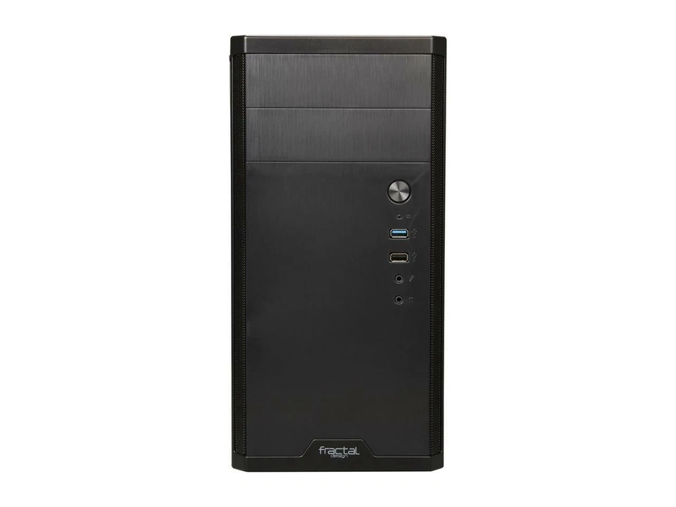 Fractal Design Core 1100, Black, Micro ATX, Mini Tower, Computer Case - Image 2 of 4