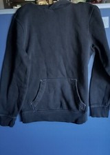 Hooded Black Sweater Unisex Kids size small 7/8