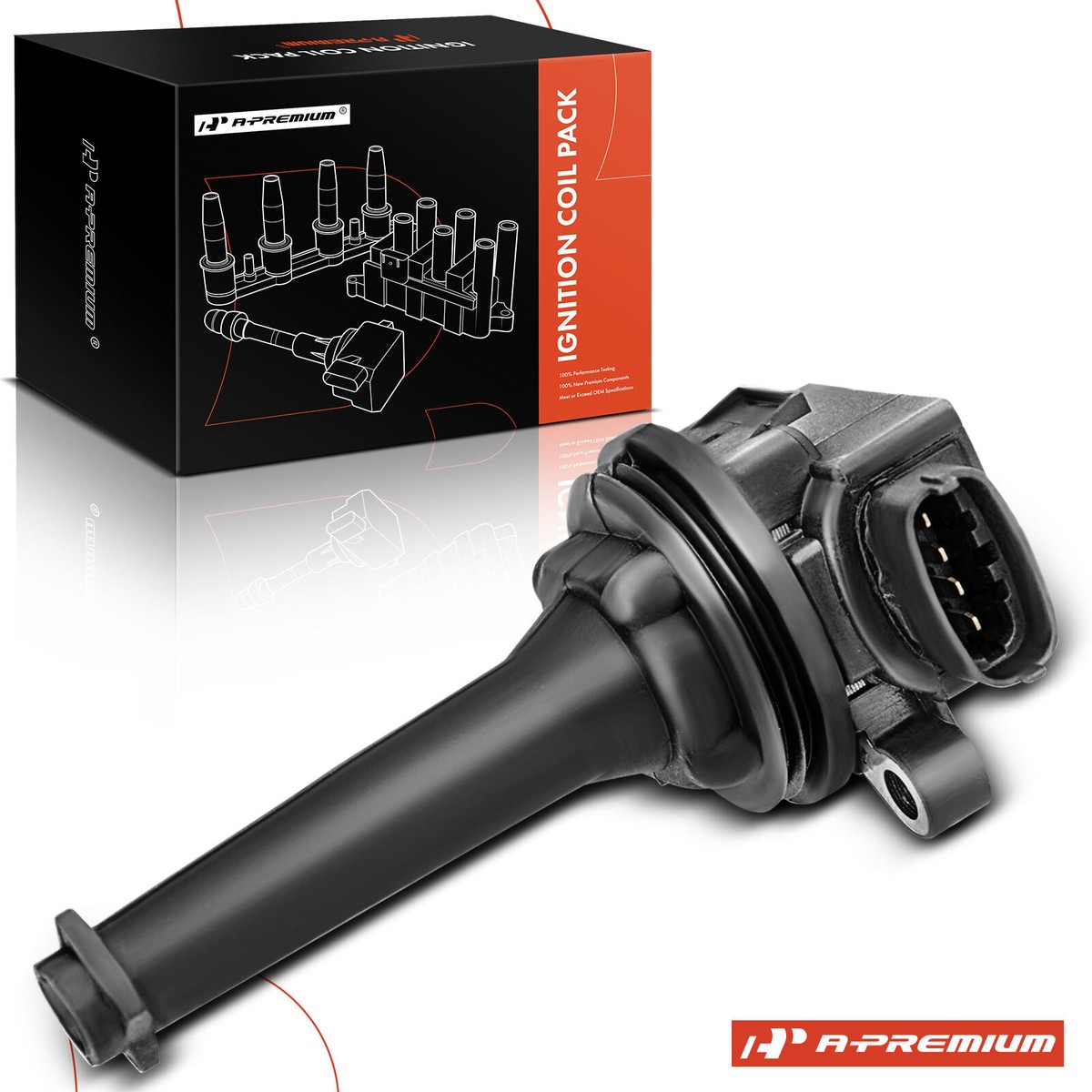 6pcs Ignition Coil Pack for Volvo S80 1999-2003 XC90 2003-2005 2.8L 2.9L Turbo