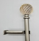 Paige 1" Adjustable Curtain Rod - Silver, Two Sizes