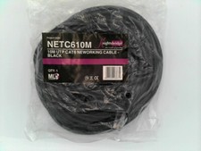 NIGHTSBRIDGE NETC610M 10M UTP CAT6 NETWORKING CABLE- BLACK 1/PACK
