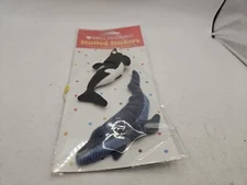 Mrs Grossmans Stuffed Stickers Whale Orca 2003 Craft Scrapbook Embellish Vintage
