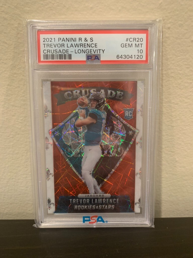 Trevor Lawrence Panini Rookies & Stars Crusade #CR20 Longevity