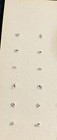 Ex Rare Antique ART DECO GEOMETRIC enamel buttons (12), ca.,1900/1918 — photo 2