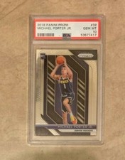 2018-19 Michael Porter Jr #32 Panini Prizm Graded PSA 10 Denver Nuggets