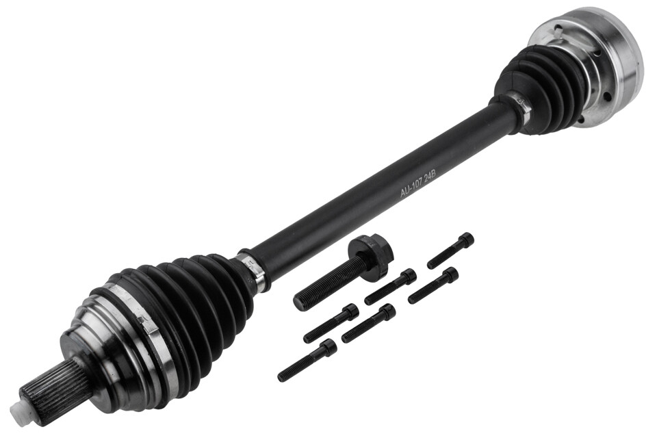 Arbre de transmission premium 1K0407271AP acier forgé pour VW Golf et Octavia