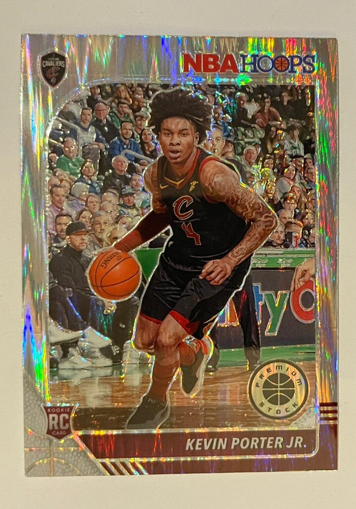 2019 Panini NBA Hoops Premium Stock Flash Prizm Kevin Porter Jr #225 Rookie RC