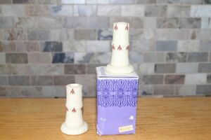 Primrose with Terra Cotta Wedgwood Jasperware Bamboo Taper Candle Holder