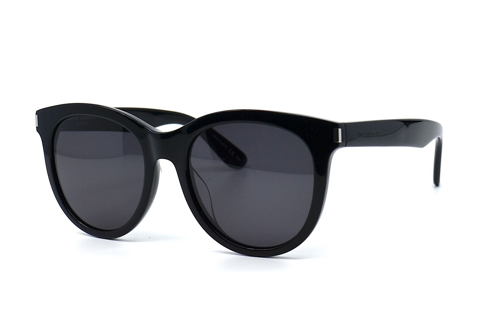 NUOVI OCCHIALI DA SOLE AUTENTICI SAINT LAURENT SL101 K 003 NERO GRIGIO 55 20