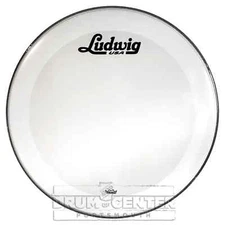 Ludwig Smooth White Bass Drum Resonant Head 26" w/Script Logo