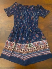 Monteau Women Blue Romper S