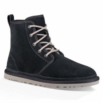 UGG Harkley Suede Lace-Up Boots in True Navy Blue 1016472  display picture 2