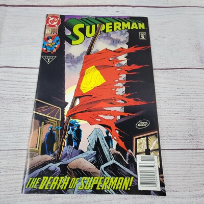 Vintage Superman Volume 2 #75 January 1993 Doomsday! Newsstand DC Comic Book