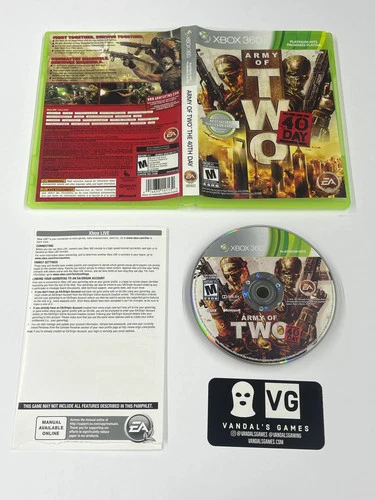 Xbox 360 - Army of Two: The 40th Day PH Microsoft Xbox 360 Complete #111