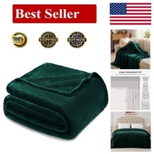 Extra-Large 66" x 90" Olive Drab Wool Blanket - Warmth for Camping  Emergencies