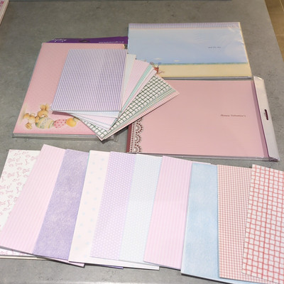 Cardstock Konvolut hübsche Ostern Valentinstag Geburtstag Fußball Gingham