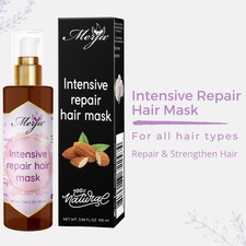 Intense Repair Hair Treatment-Natural Rosemary  Almond Oils-Essential Oil Blend