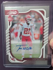 Trent McDuffie #195 Rookies Signatures - 2022 Panini Absolute Football - RC