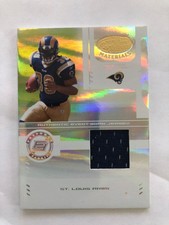 Steven Jackson 2004 Donruss Leaf Certified Materials Game Worn Jersey Patch #155