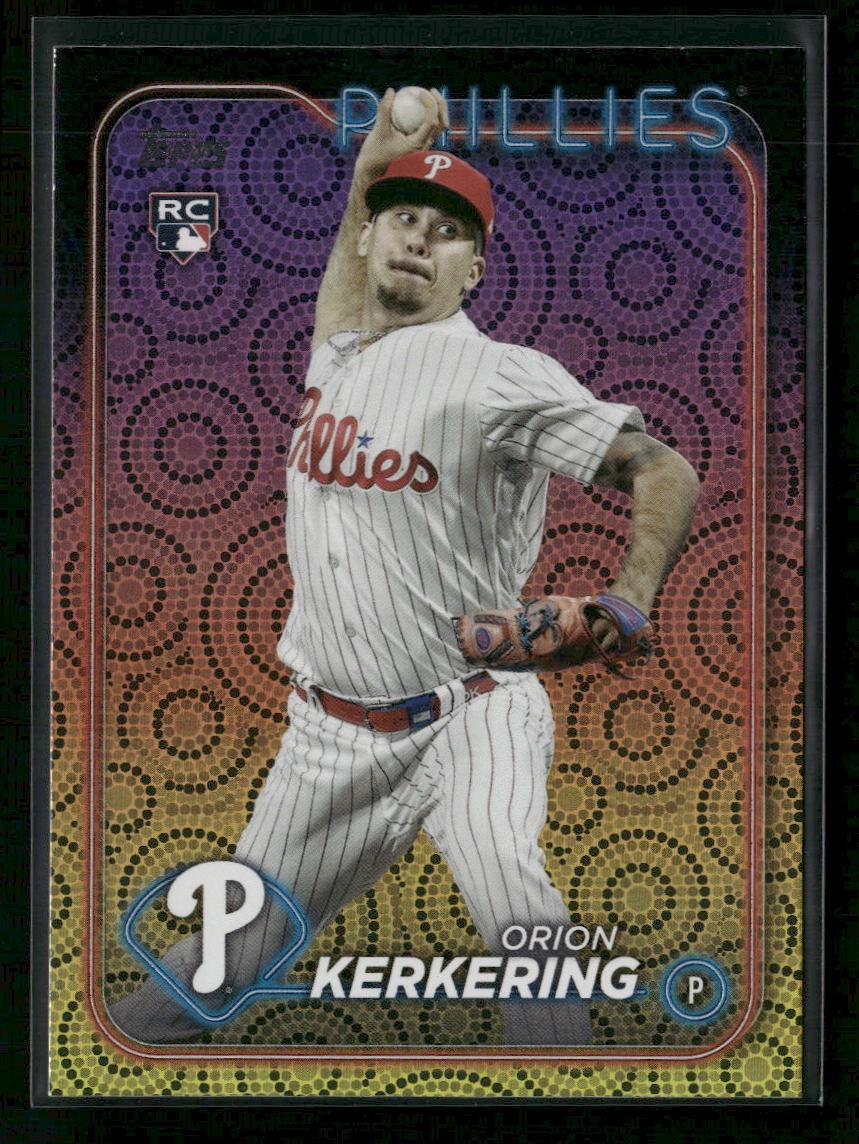 Orion Kerkering 2024 Topps Holiday #520 Rookie Philadelphia Phillies