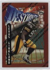 1996 Topps Finest Refractor Levon Kirkland #356 3y4