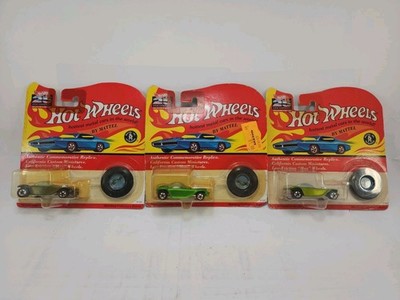 Lot of 3 HOT WHEELS 1992 25th Anniversary Collectors Edition No. 5714 Green New