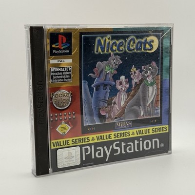 PS1 Nice Cats SONY Playstation 1 PSX PSone Ohne Anleitung TOP 
