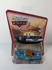 DISNEY PIXAR CARS THE WORLD OF CARS 22 MARIO ANDRETTI FIGURE - BRAND NEW