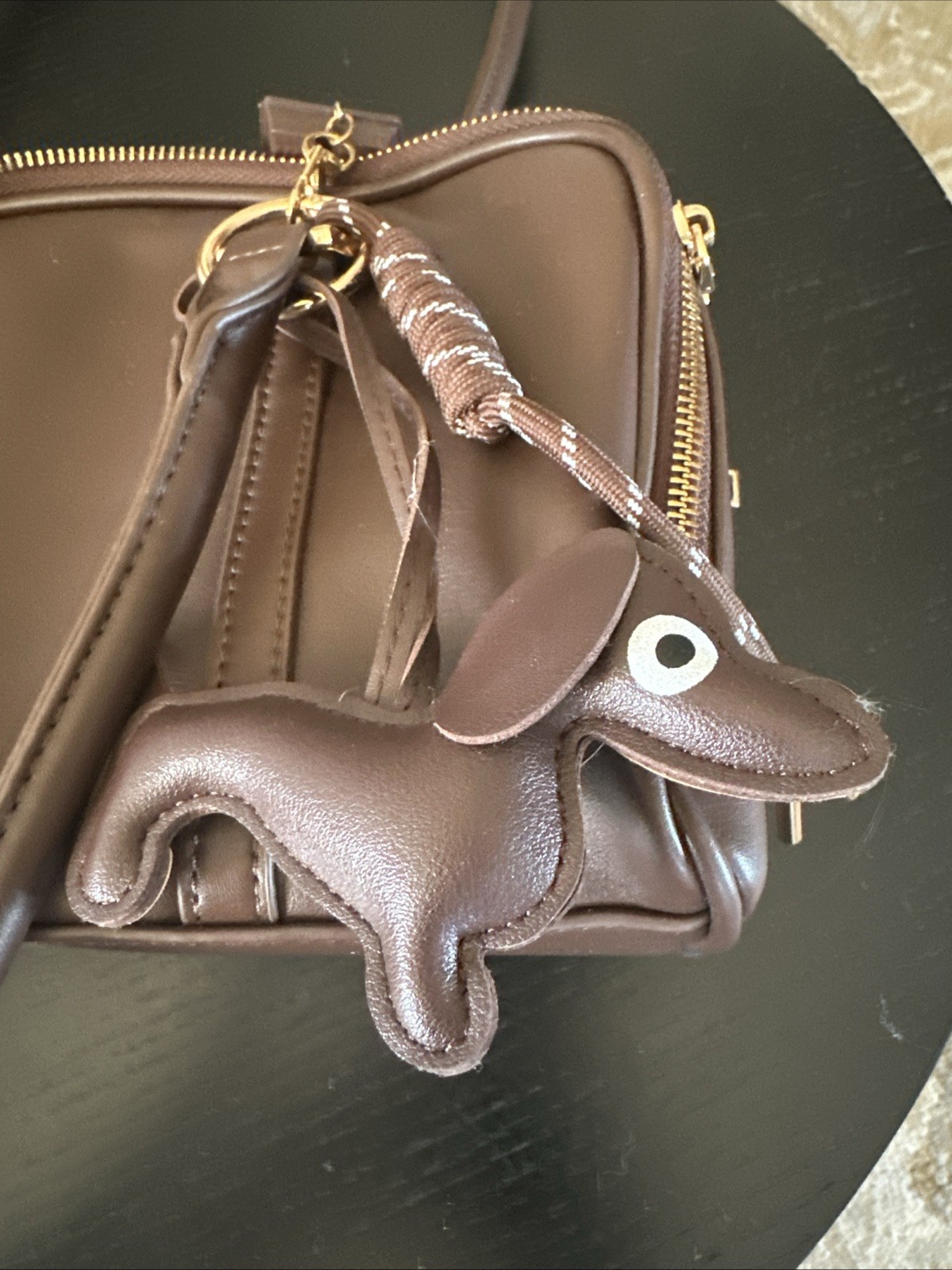 Brown Shoulder Bag Medium Sized - image 3