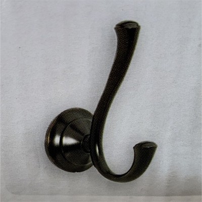 Delta Linden Collection Double Towel Hook 79435-RB Venetian Bronze Bathroom 