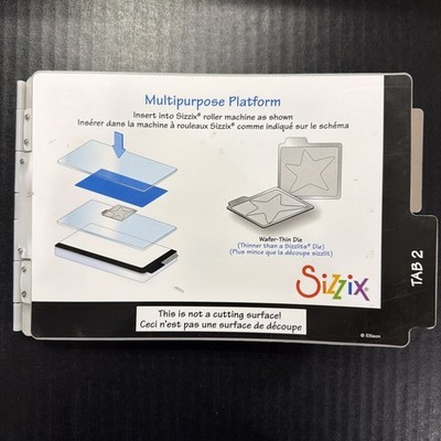 Sizzix Multipurpose Platform & Plate BIGkick Big shot Machine Die Cut Embossing